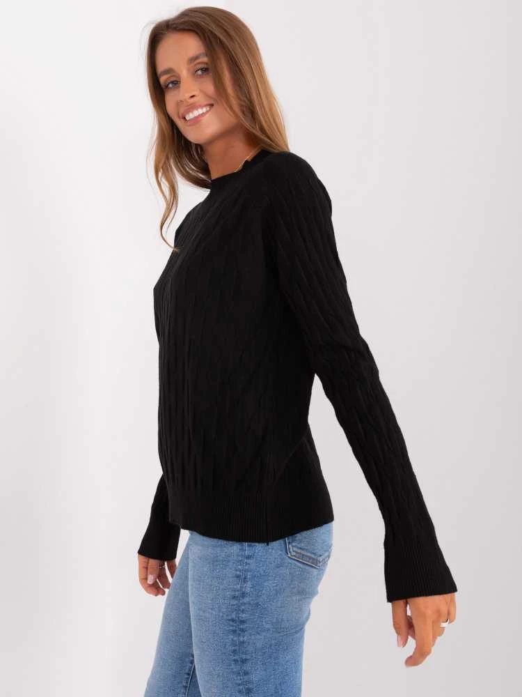 Wool Fashion Italia Megztinis-AT-SW-2326.37X-juodas