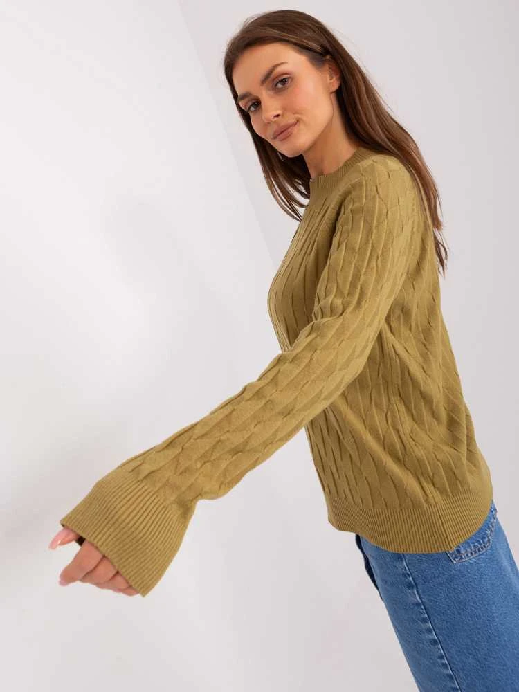 Wool Fashion Italia Megztinis-AT-SW-2326.37X-olive