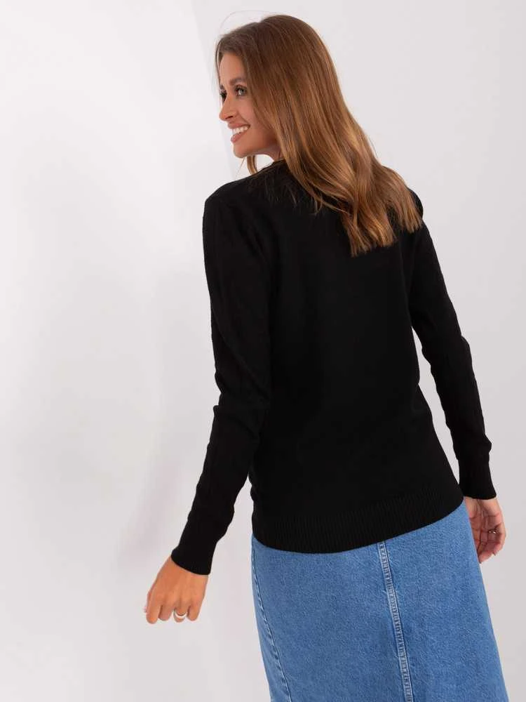 Wool Fashion Italia Megztinis-AT-SW-232901.25X-juodas