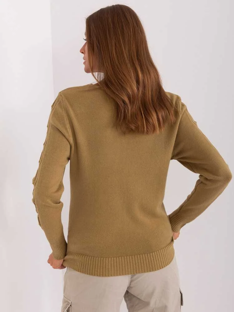 Wool Fashion Italia Megztinis-AT-SW-2329.98P-olive