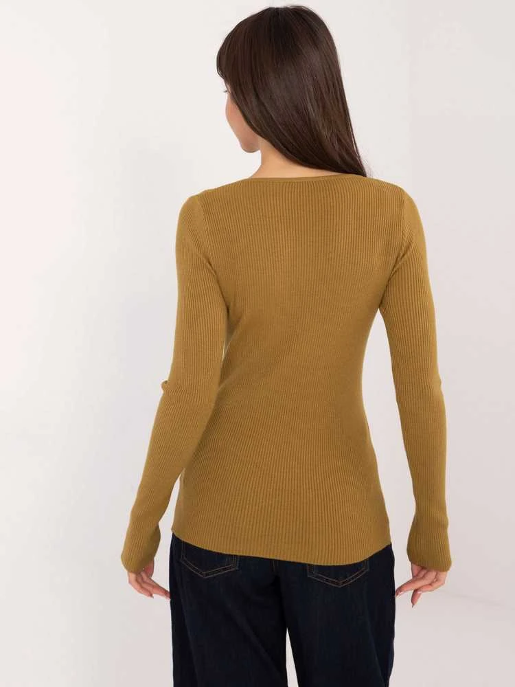 Wool Fashion Italia Megztinis-AT-SW-2332-2,62-alyvuogių