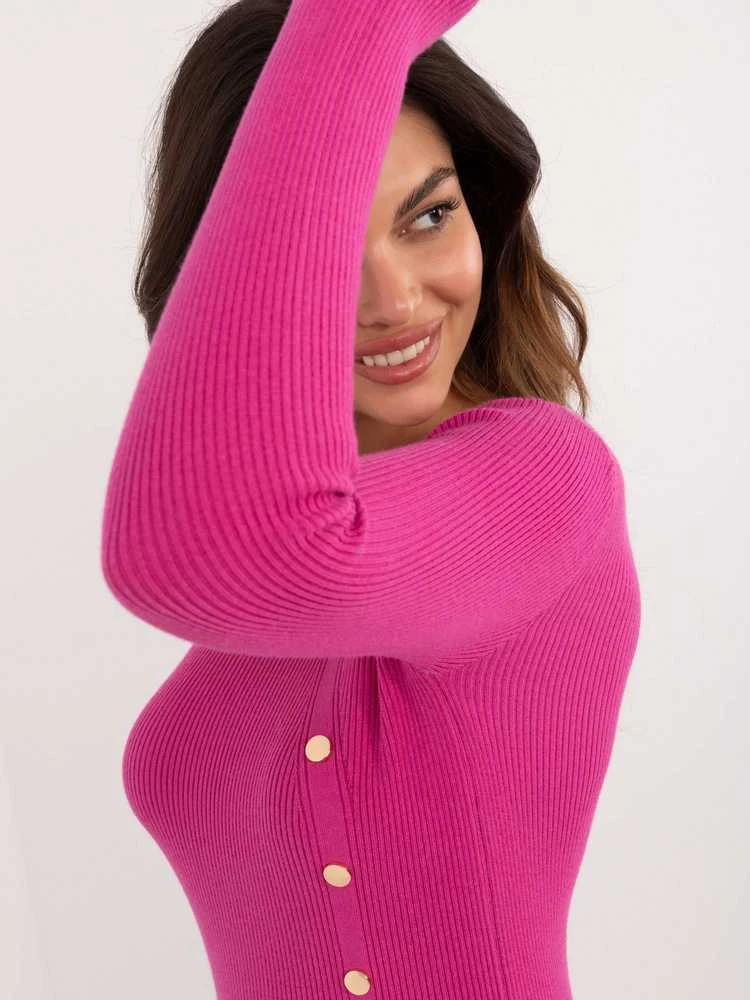 Wool Fashion Italia Megztinis-AT-SW-2332-2,65-fuksija
