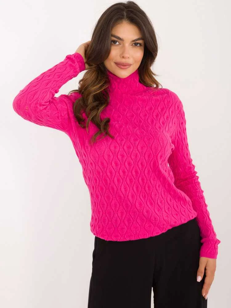 Wool Fashion Italia Megztinis-AT-SW-2334-2.61-fuksija