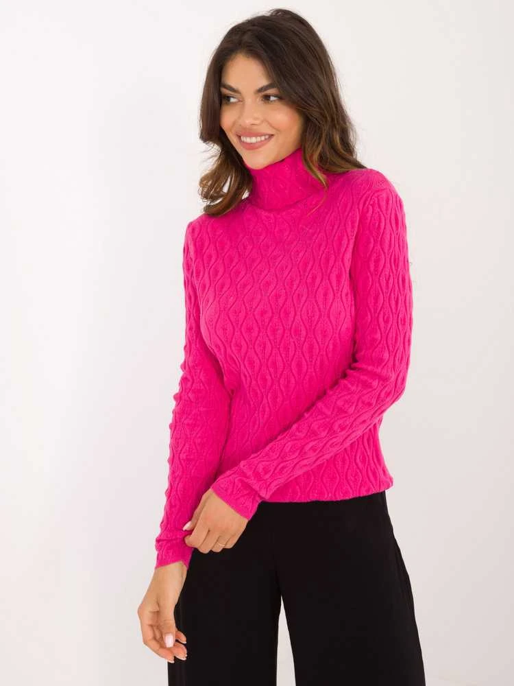 Wool Fashion Italia Megztinis-AT-SW-2334-2.61-fuksija