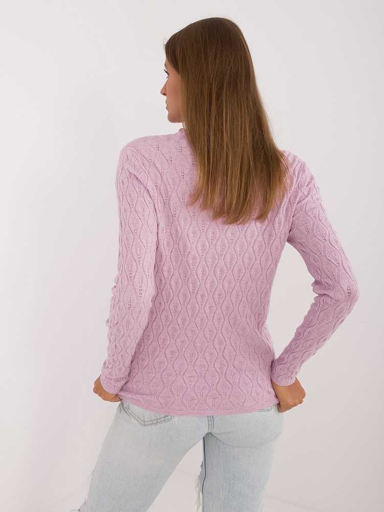 Wool Fashion Italia Megztinis-AT-SW-2334-2,61-šviesiai violetinis