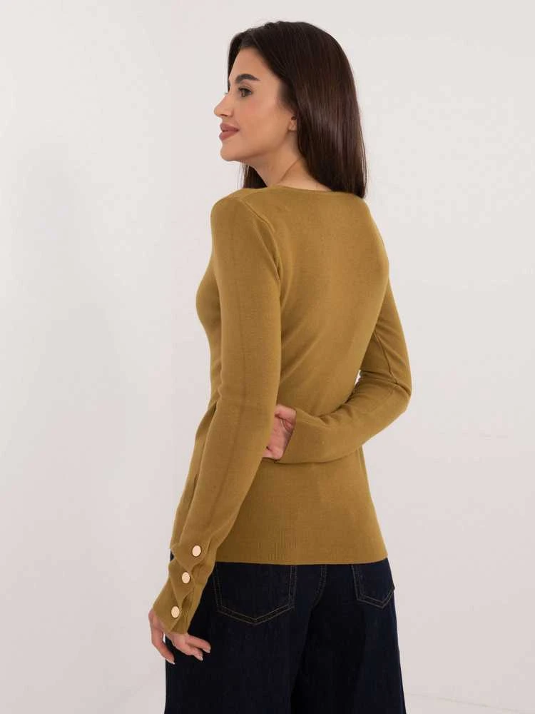 Wool Fashion Italia Megztinis-AT-SW-2334.91-alyvuogių