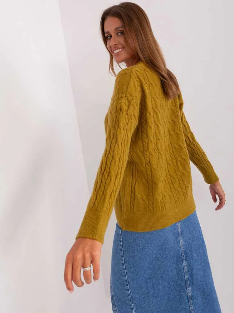 Wool Fashion Italia Megztinis-AT-SW-2335-1.68P-olive