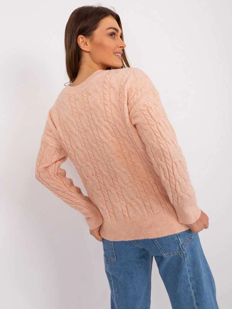 Wool Fashion Italia Megztinis-AT-SW-2335-1.68P-persikas