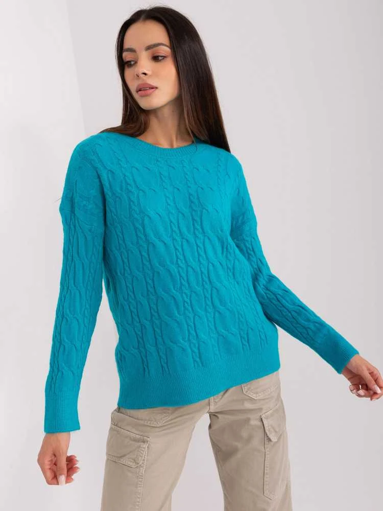 Wool Fashion Italia Megztinis-AT-SW-2335-1,68P-turkis