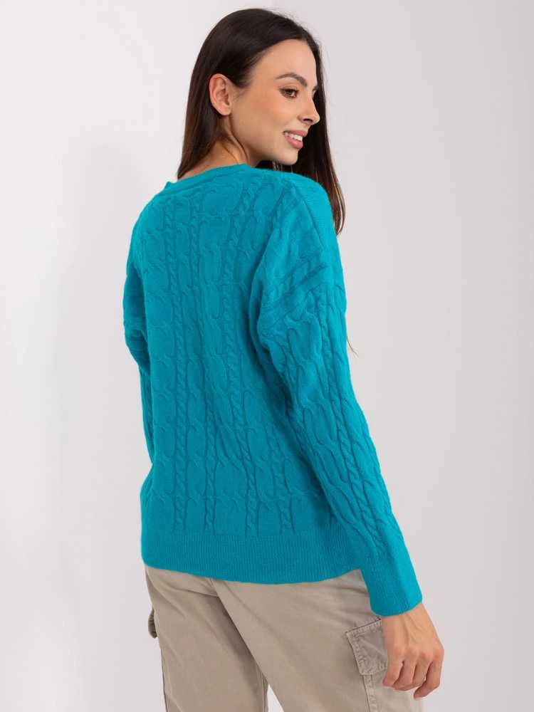 Wool Fashion Italia Megztinis-AT-SW-2335-1,68P-turkis