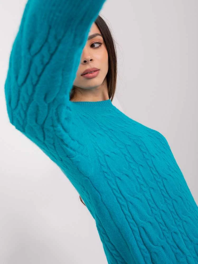 Wool Fashion Italia Megztinis-AT-SW-2335-1,68P-turkis