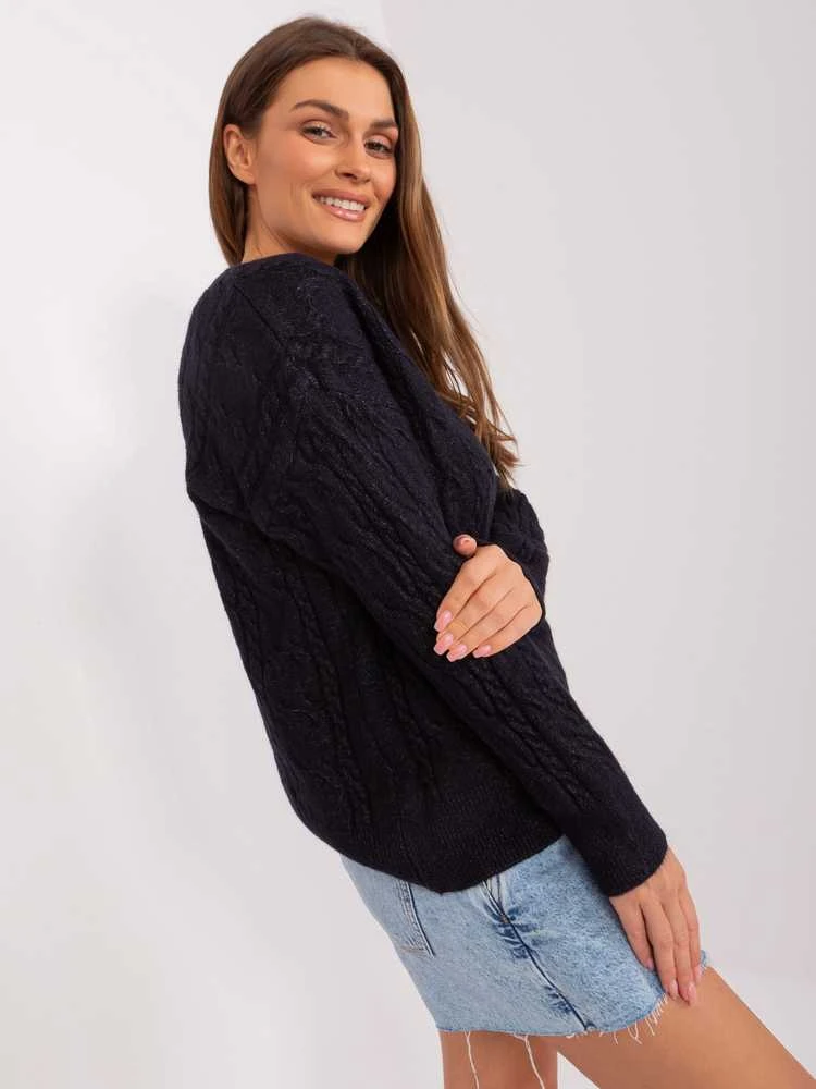 Wool Fashion Italia Megztinis-AT-SW-2335.27-juodas