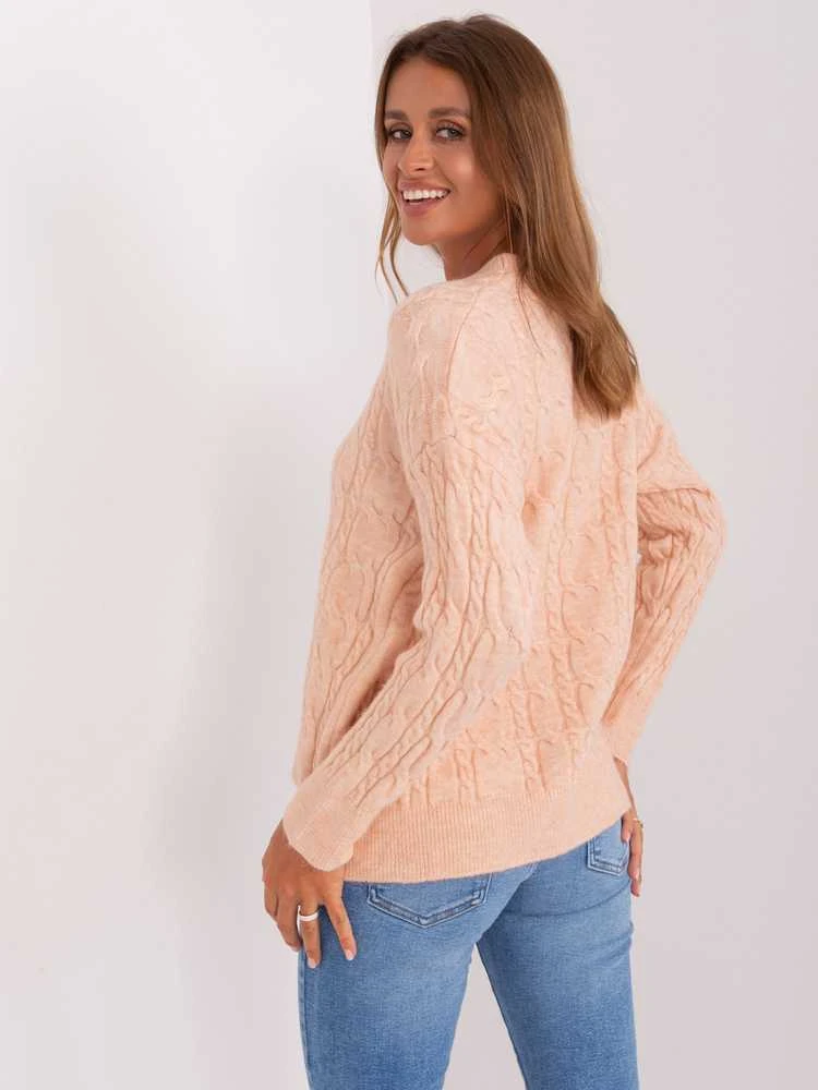 Wool Fashion Italia Megztinis-AT-SW-2335.27-persikas