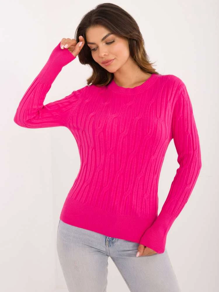 Wool Fashion Italia Megztinis-AT-SW-2338-2.00-fuksija