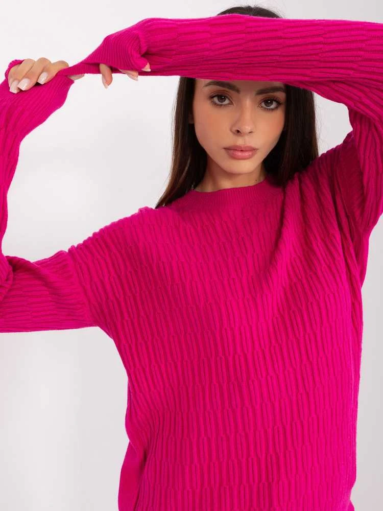 Wool Fashion Italia Megztinis-AT-SW-2338.14P-fuksija