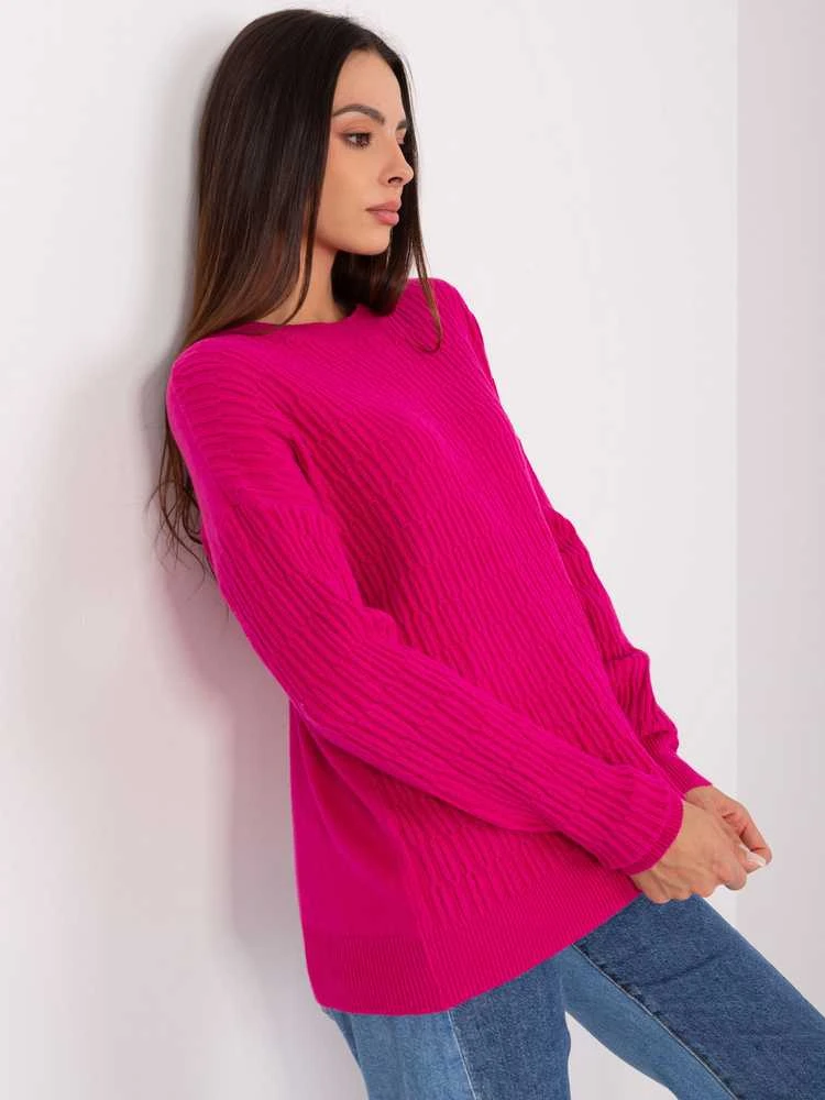 Wool Fashion Italia Megztinis-AT-SW-2338.14P-fuksija