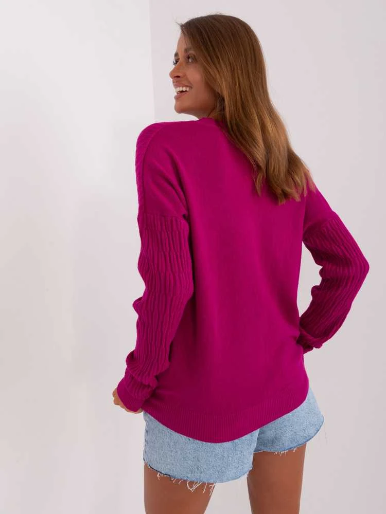 Wool Fashion Italia Megztinis-AT-SW-2338.14P-violetinė