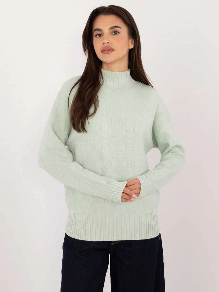 Wool Fashion Italia Megztinis-AT-SW-2339.54-mint