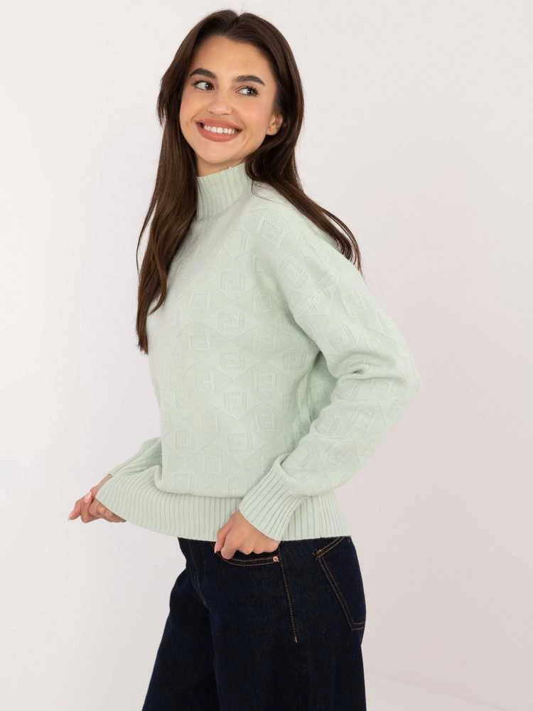 Wool Fashion Italia Megztinis-AT-SW-2339.54-mint