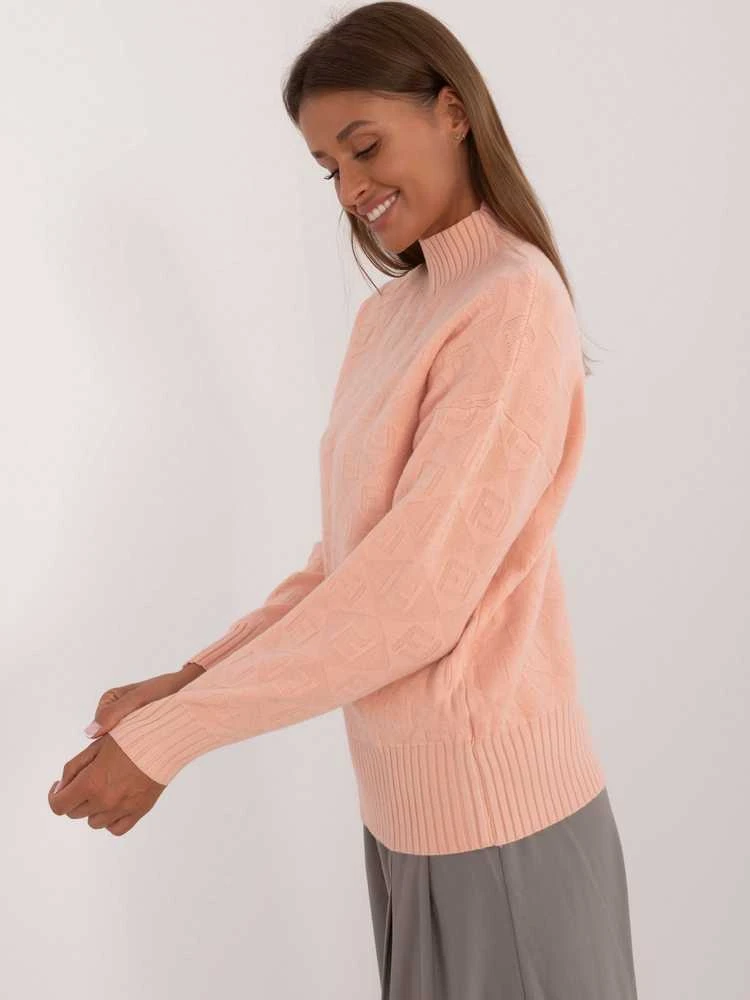 Wool Fashion Italia Megztinis-AT-SW-2339.54-persikas