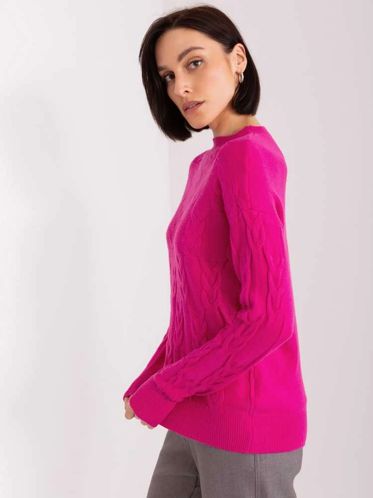 Wool Fashion Italia Megztinis-AT-SW-2340.10-fuksija