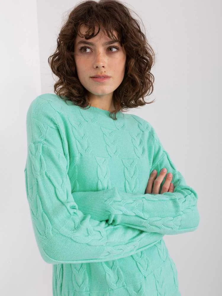 Wool Fashion Italia Megztinis-AT-SW-2340.10-mint