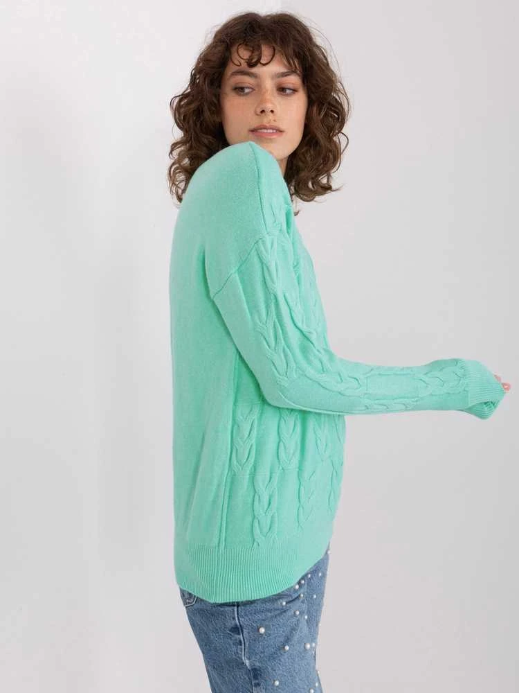 Wool Fashion Italia Megztinis-AT-SW-2340.10-mint