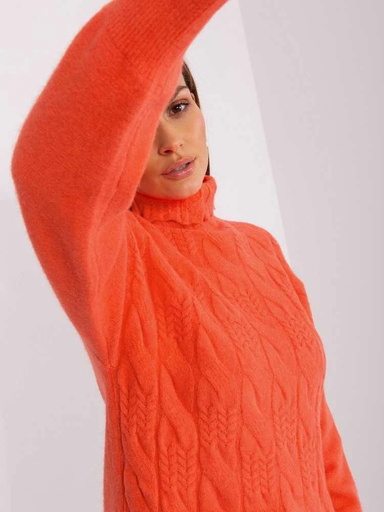 Wool Fashion Italia Megztinis-AT-SW-23401.97P-oranžinė