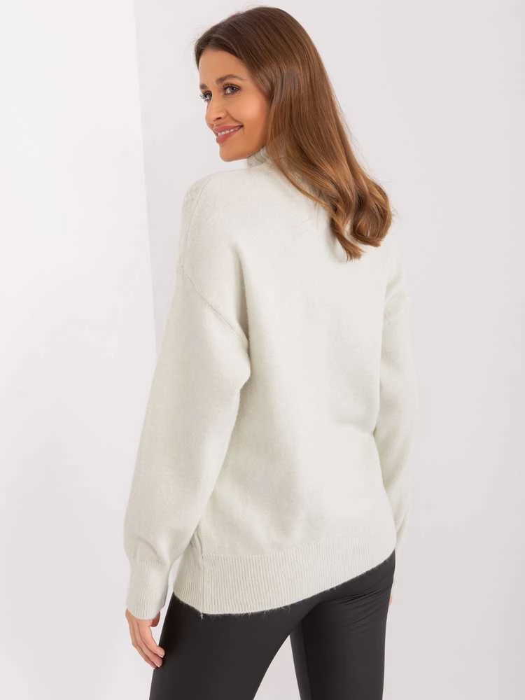 Wool Fashion Italia Megztinis-AT-SW-23401.97P-pistacijos