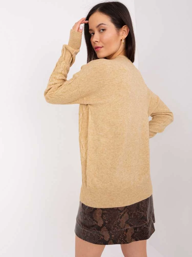 Wool Fashion Italia Megztinis-AT-SW-2340.22-camel