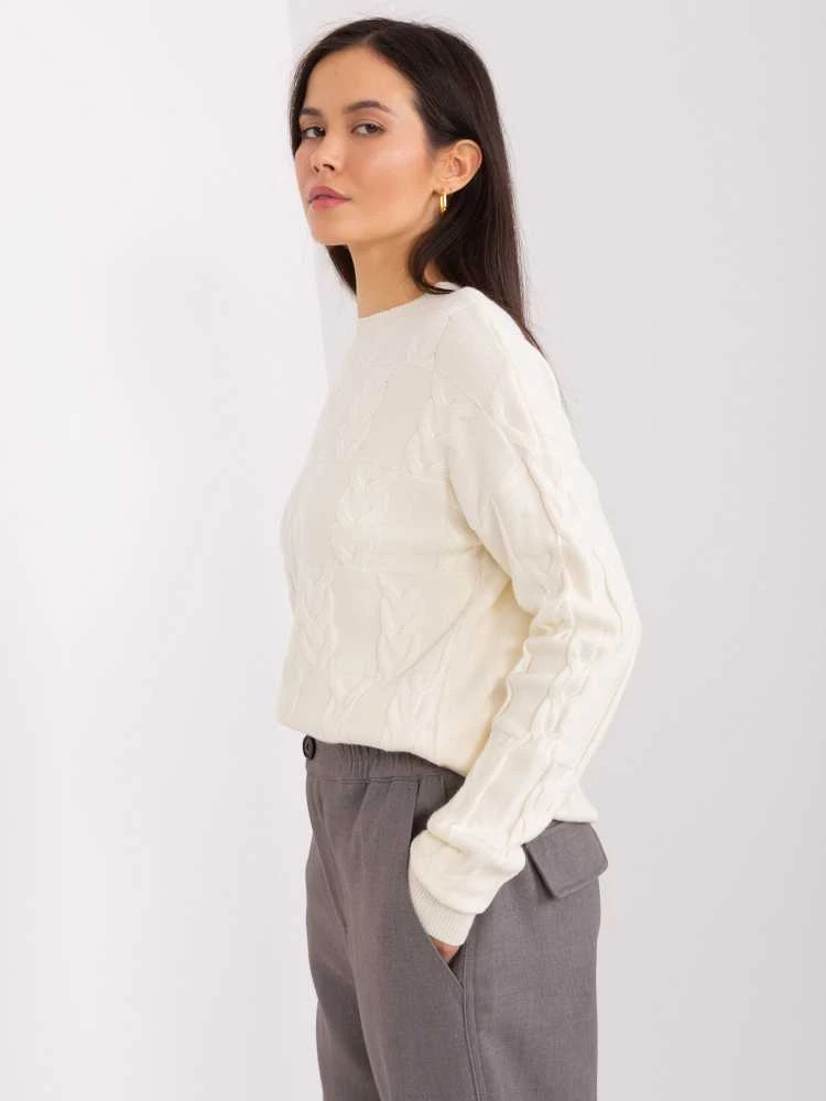 Wool Fashion Italia Megztinis-AT-SW-2340.22-ekru