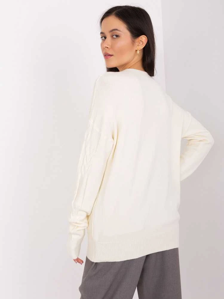 Wool Fashion Italia Megztinis-AT-SW-2340.22-ekru