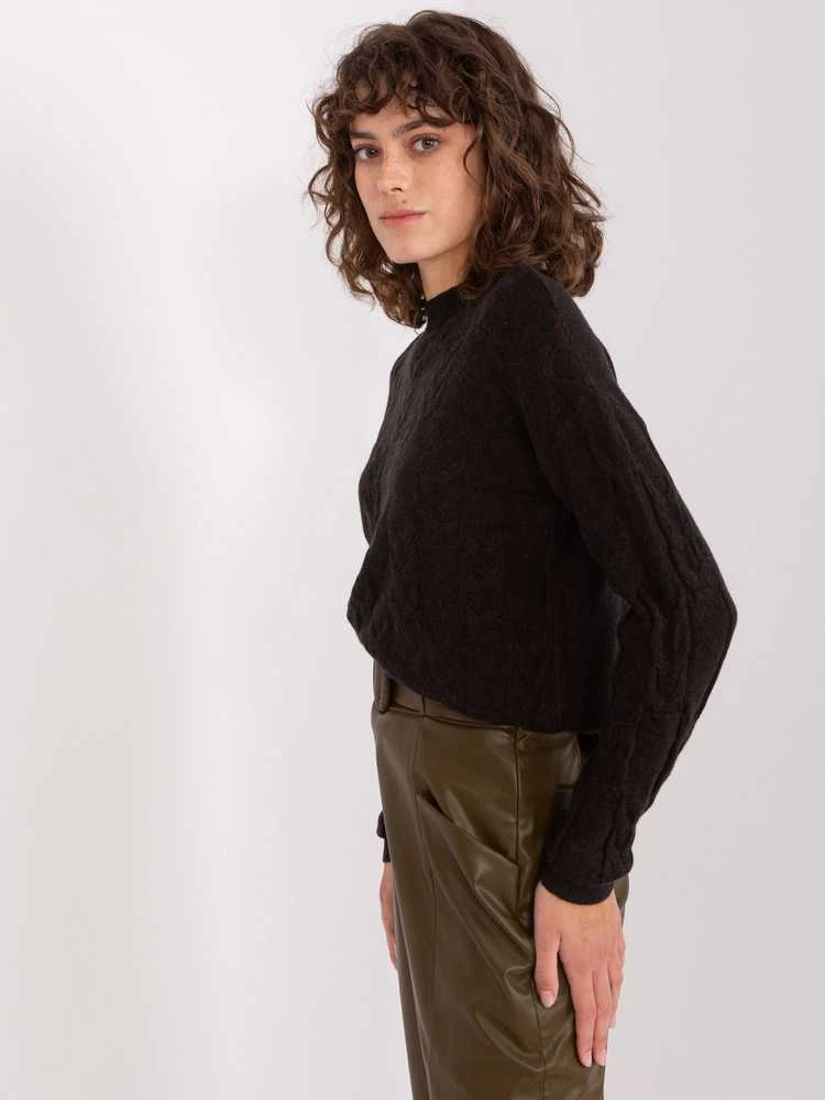 Wool Fashion Italia Megztinis-AT-SW-2340.22-juodas