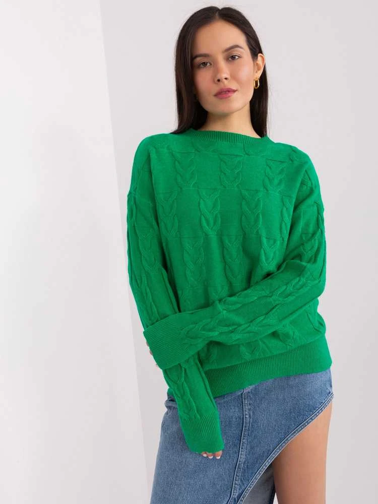 Wool Fashion Italia Megztinis-AT-SW-2340.22-žalias