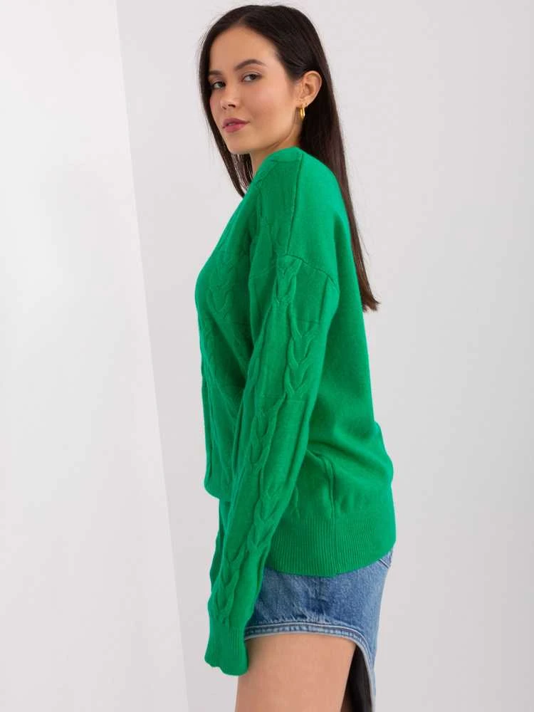 Wool Fashion Italia Megztinis-AT-SW-2340.22-žalias