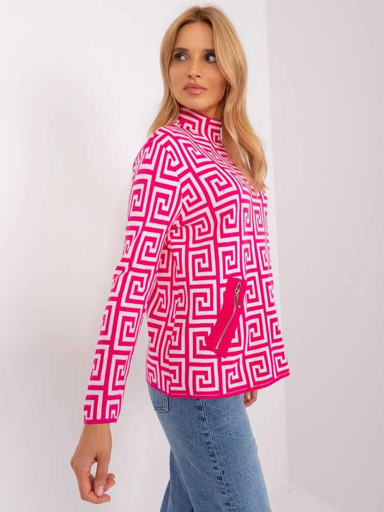 Wool Fashion Italia Megztinis-AT-SW-2341.00P-fuksija