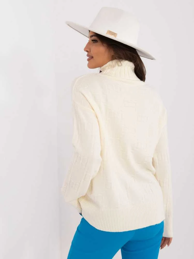 Wool Fashion Italia Megztinis-AT-SW-2342-1,35-ekru