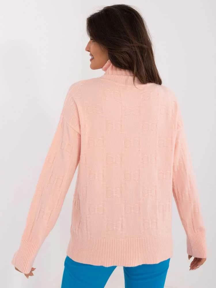 Wool Fashion Italia Megztinis-AT-SW-2342-1,35-persikas