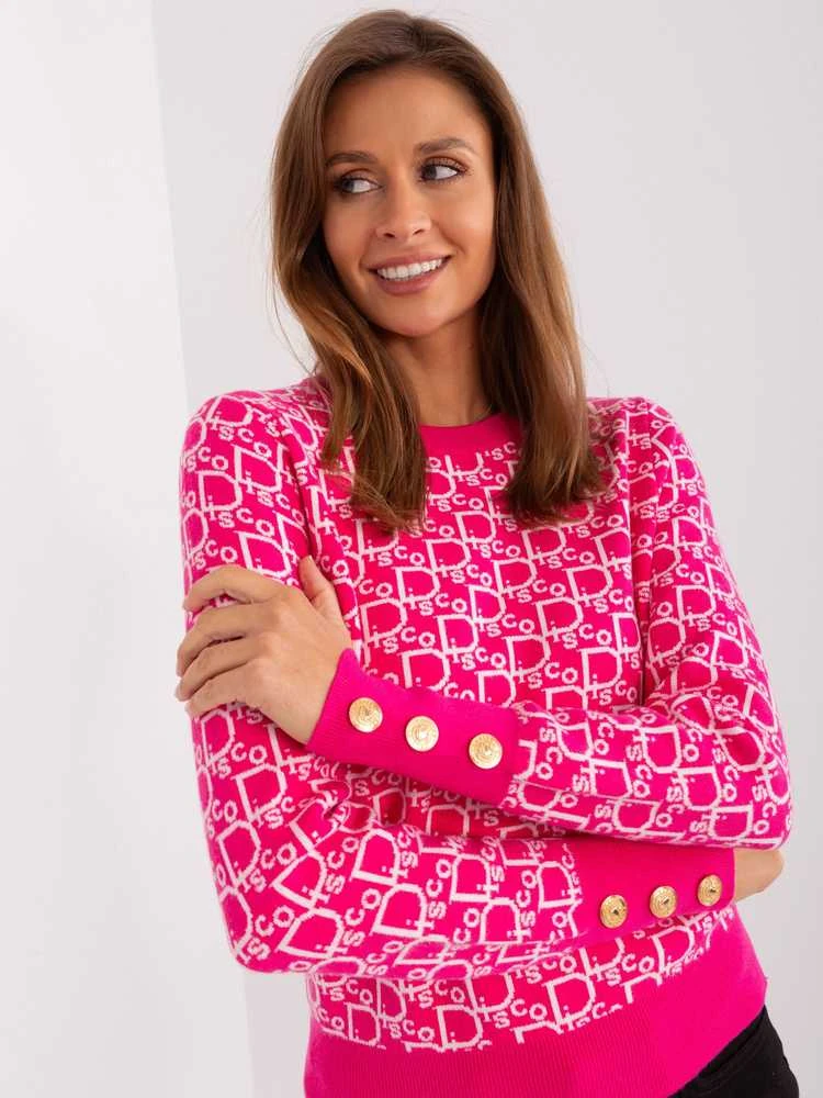 Wool Fashion Italia Megztinis-AT-SW-2342.46P-fuksija