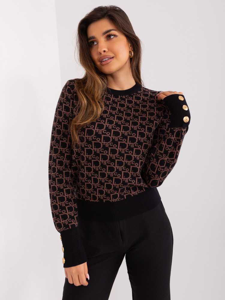Wool Fashion Italia Megztinis-AT-SW-2342.46P-juodas