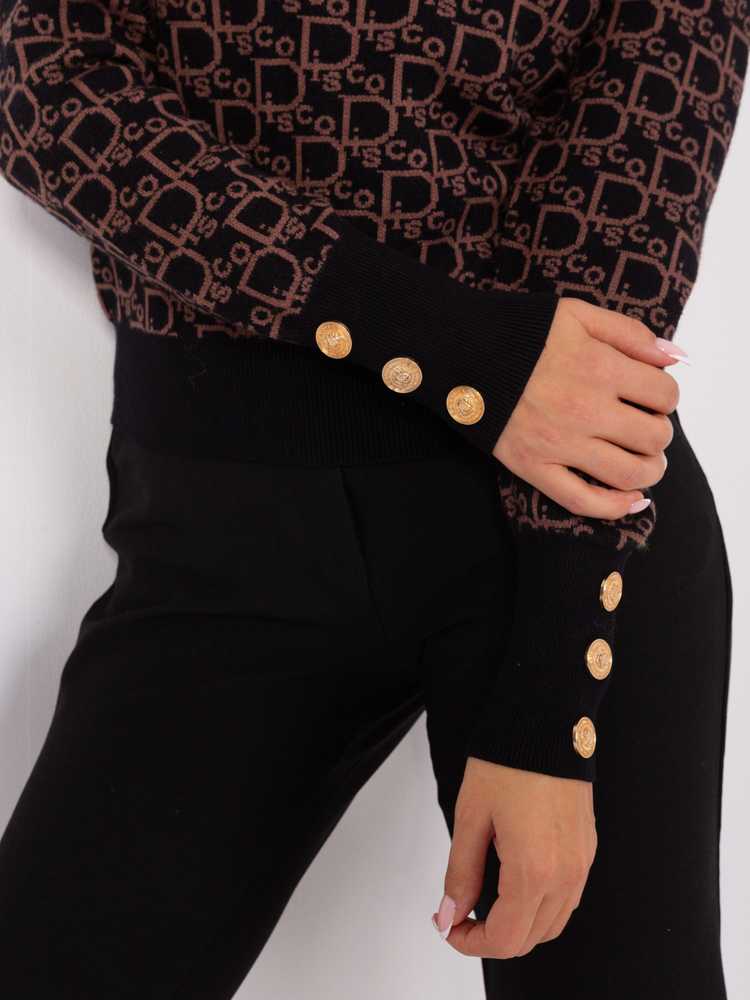 Wool Fashion Italia Megztinis-AT-SW-2342.46P-juodas