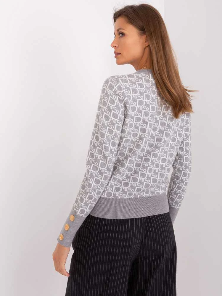 Wool Fashion Italia Megztinis-AT-SW-2342.46P-pilkas