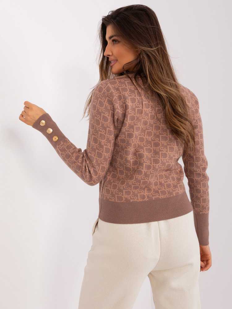 Wool Fashion Italia Megztinis-AT-SW-2342.46P-šviesiai rudas