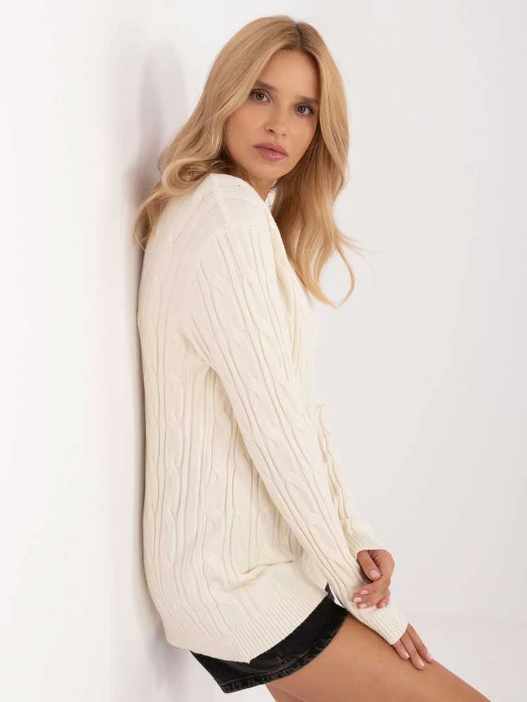 Wool Fashion Italia Megztinis-AT-SW-2343.88-ekru