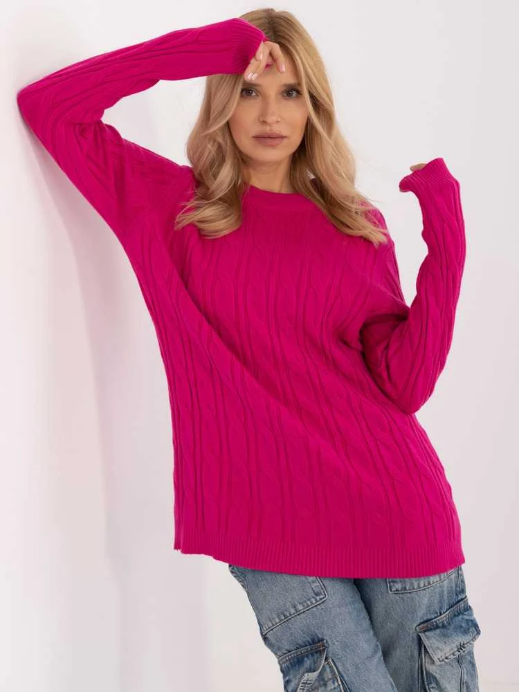 Wool Fashion Italia Megztinis-AT-SW-2343.88-fuksija