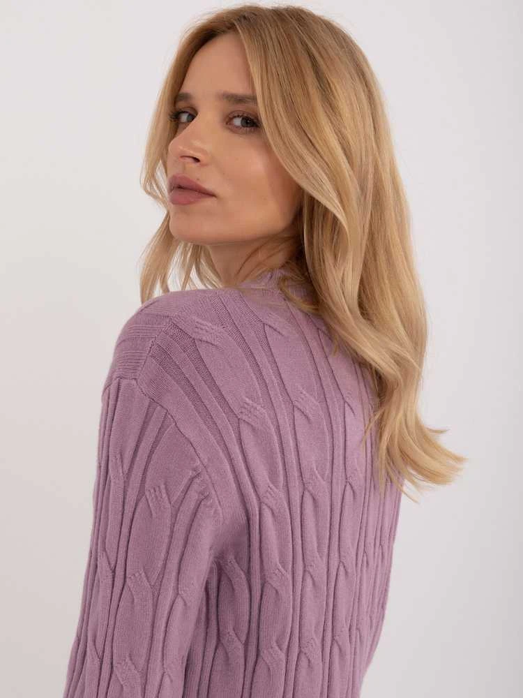 Wool Fashion Italia Megztinis-AT-SW-2343.88-violetinė