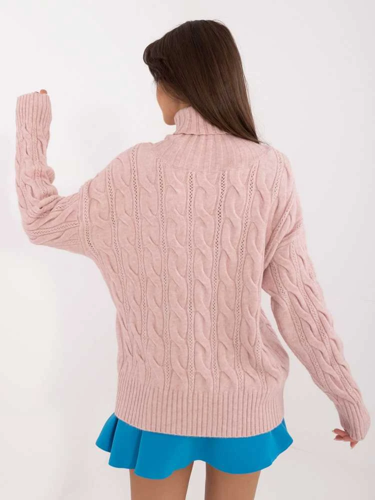 Wool Fashion Italia Megztinis-AT-SW-23445.00-šviesiai rožinis