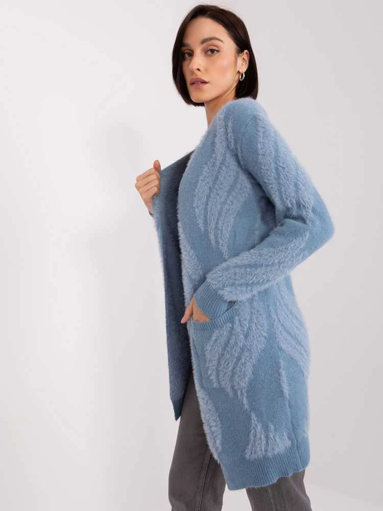 Wool Fashion Italia Megztinis-AT-SW-234501.00P-mėlynas