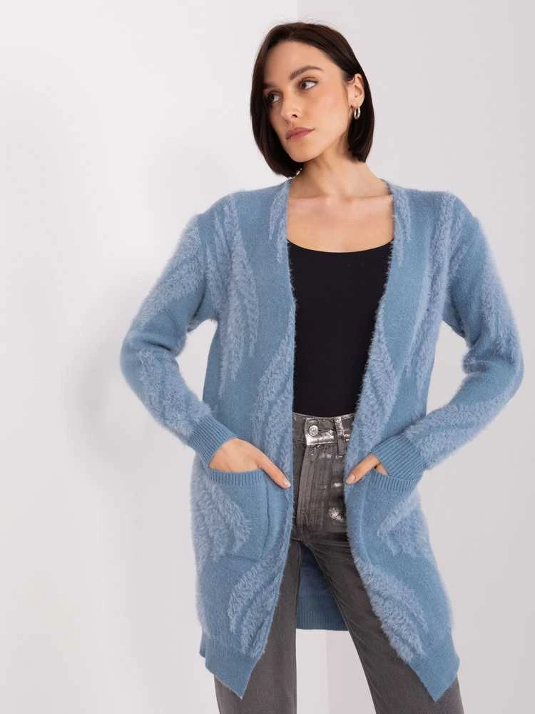 Wool Fashion Italia Megztinis-AT-SW-234501.00P-mėlynas