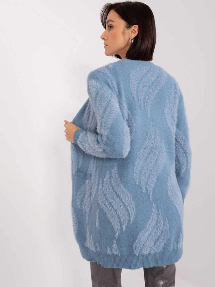 Wool Fashion Italia Megztinis-AT-SW-234501.00P-mėlynas